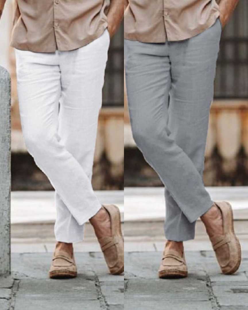2pcs,Premium,Cotton,Trouser,For,Men
